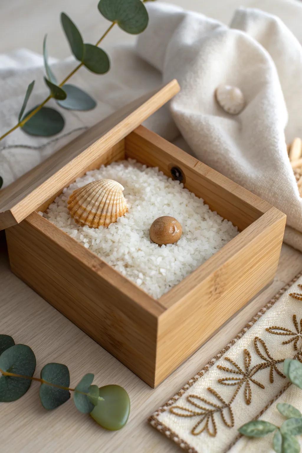 Dive into the sensory wonder of discovery with our Mystery Sensory Box, where simplicity meets tactile exploration.