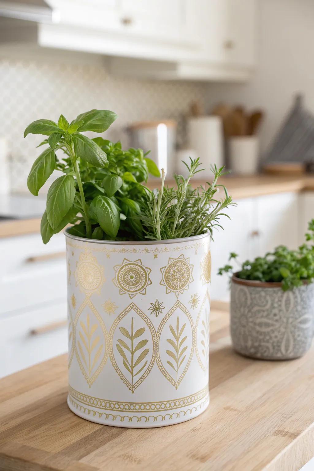 From Brew to Bloom: Elevate Your Space with Chic Coffee Canister Planters.