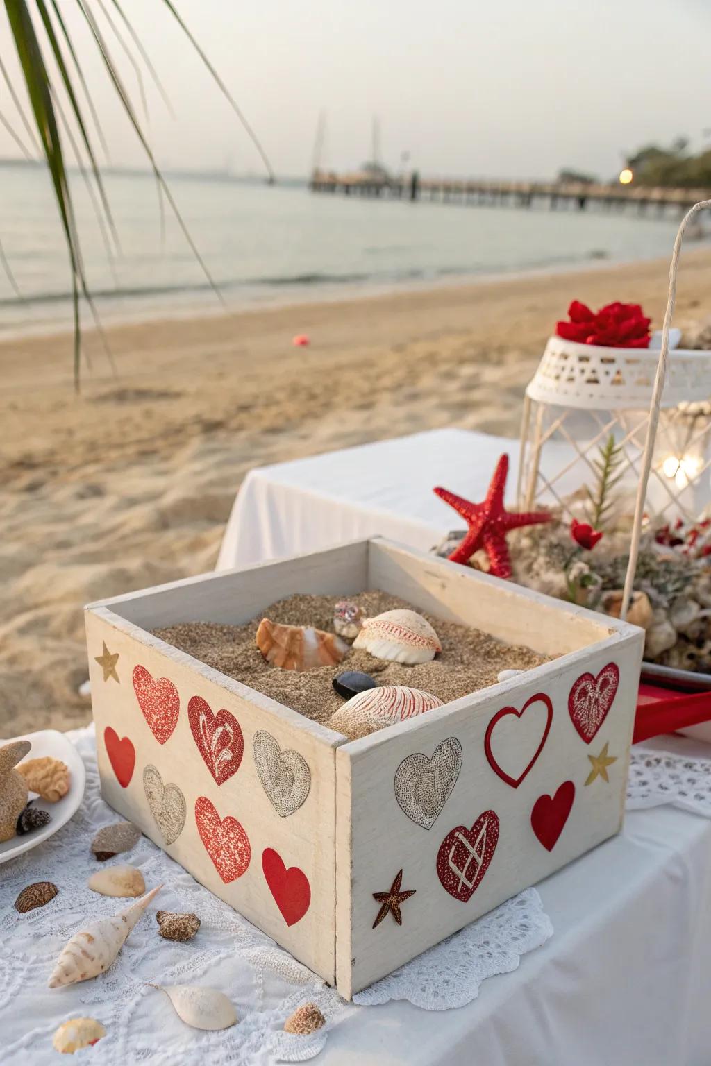 Bring the ocean to your doorstep with a seaside romance box.