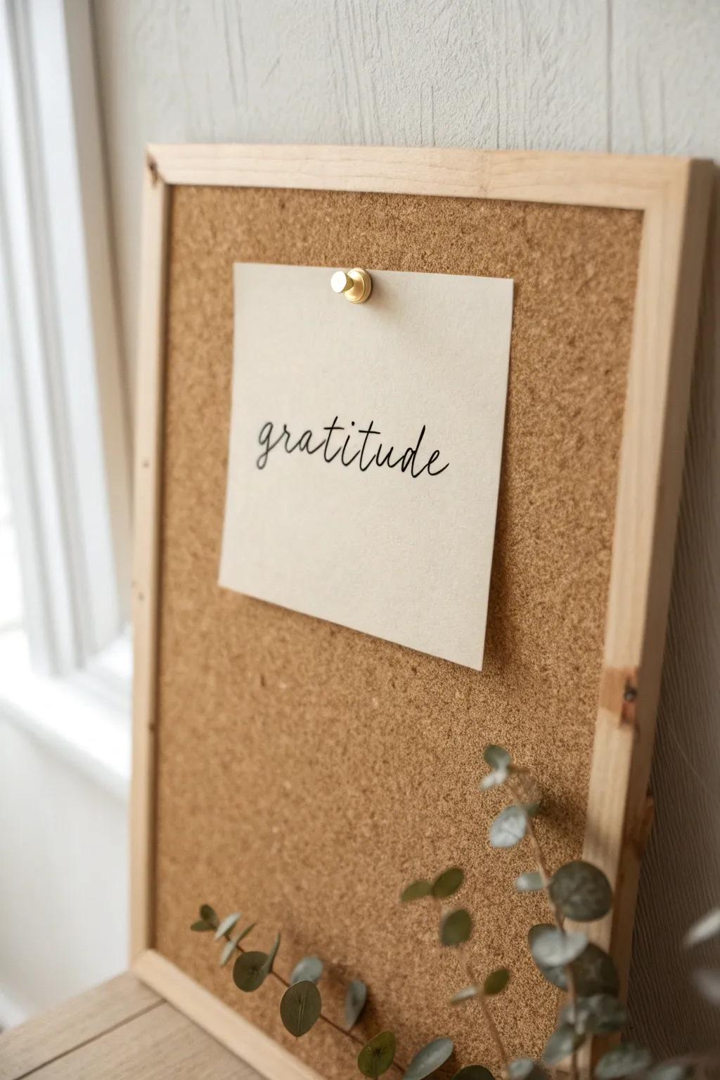 Find joy in simplicity: a gratitude note that speaks volumes.
