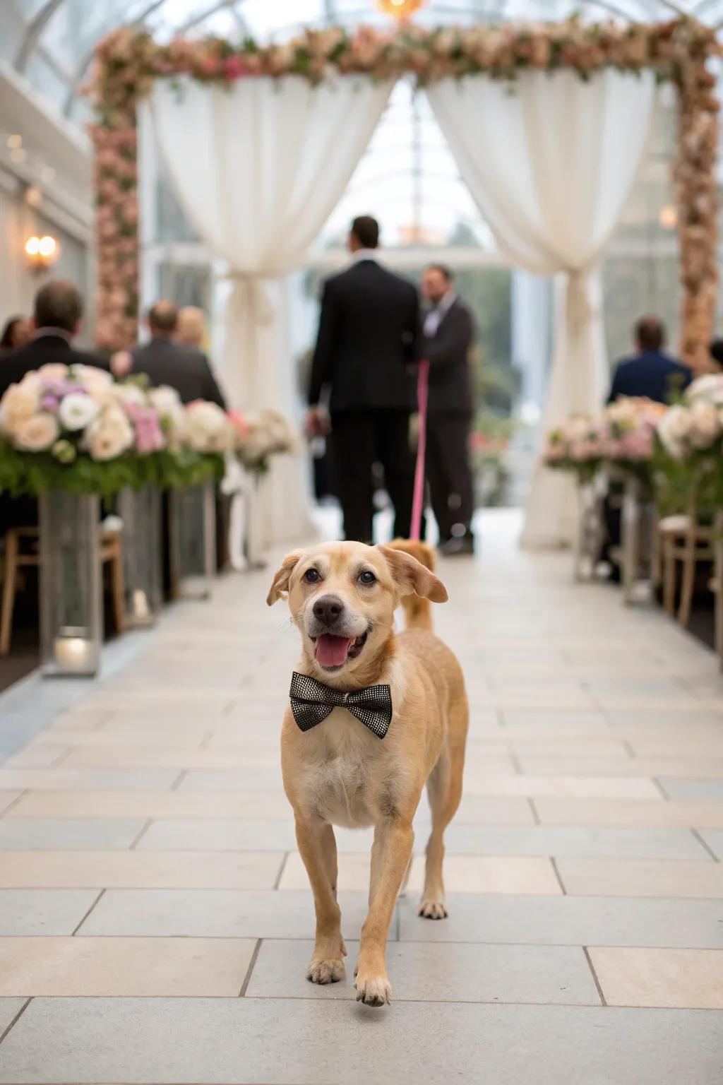 Involve your pets in your wedding for a personal and joyful touch