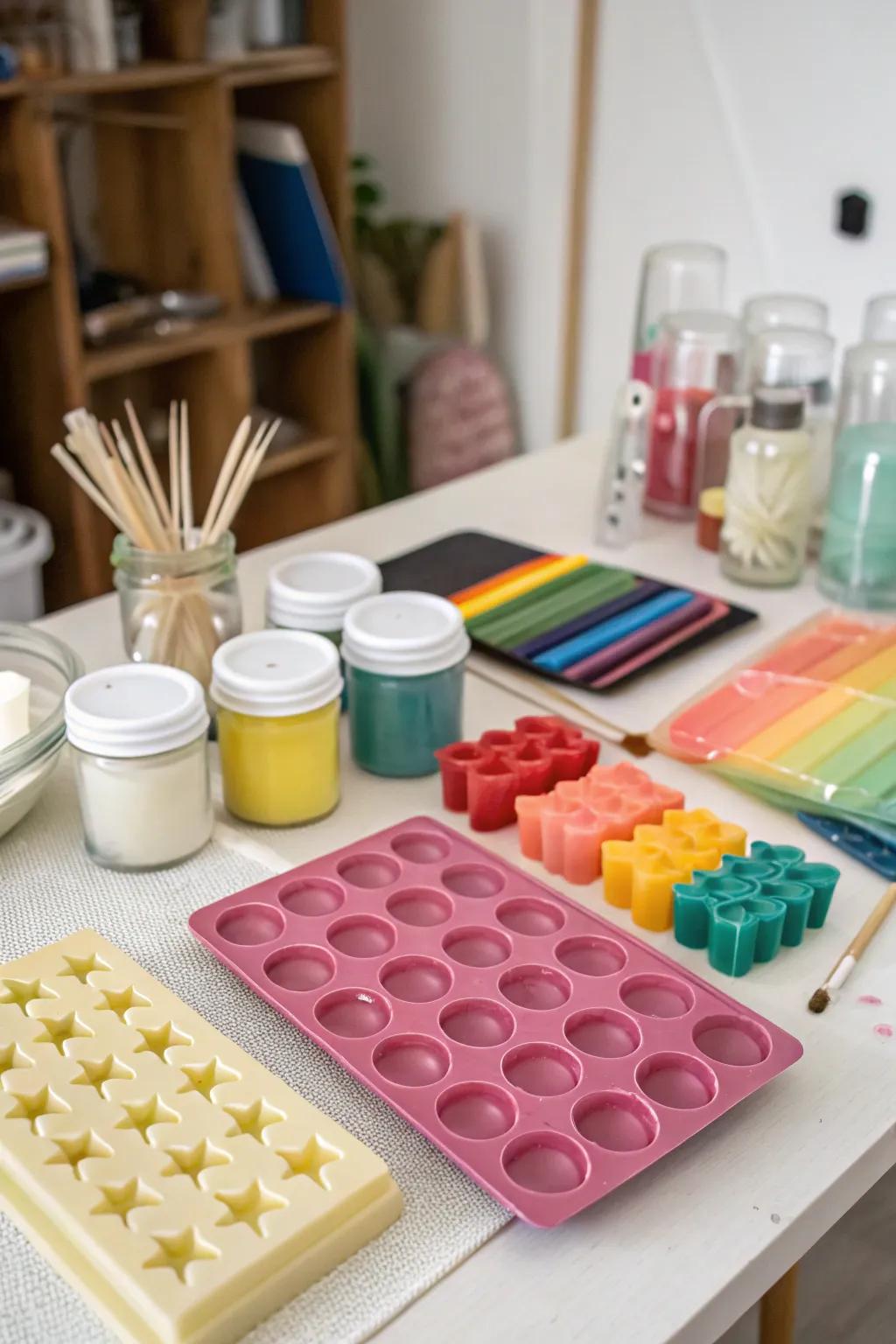 Unleash your creativity with a DIY candle making kit.