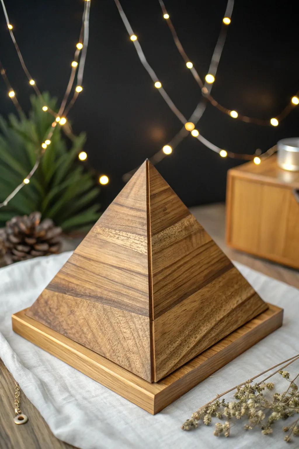 Elevate your space with the elegance of handcrafted geometry.