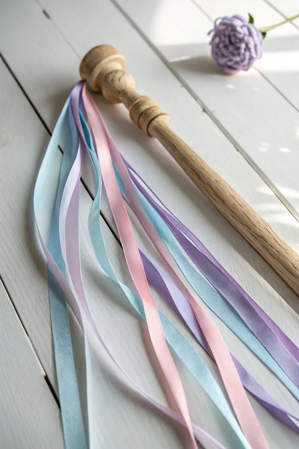 Celebrate joy and movement with these charming ribbon dancing sticks, perfect for little dancers!