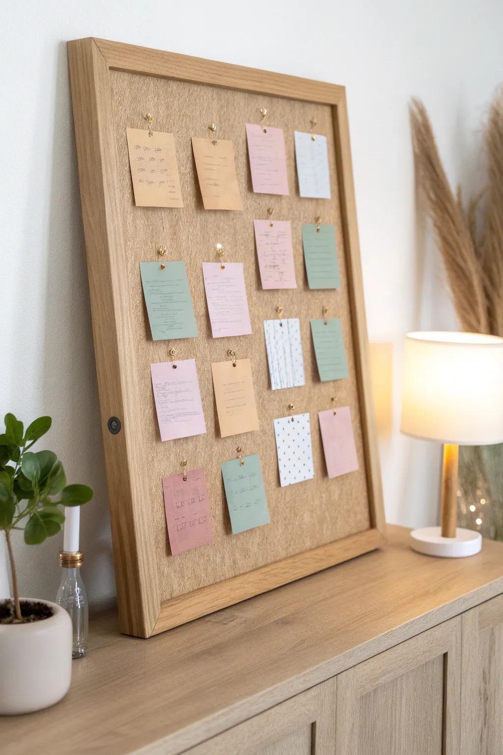 Set your dreams in motion with our serene goal-setting board. 🌿✨ #ScandinavianStyle #MinimalistGoals