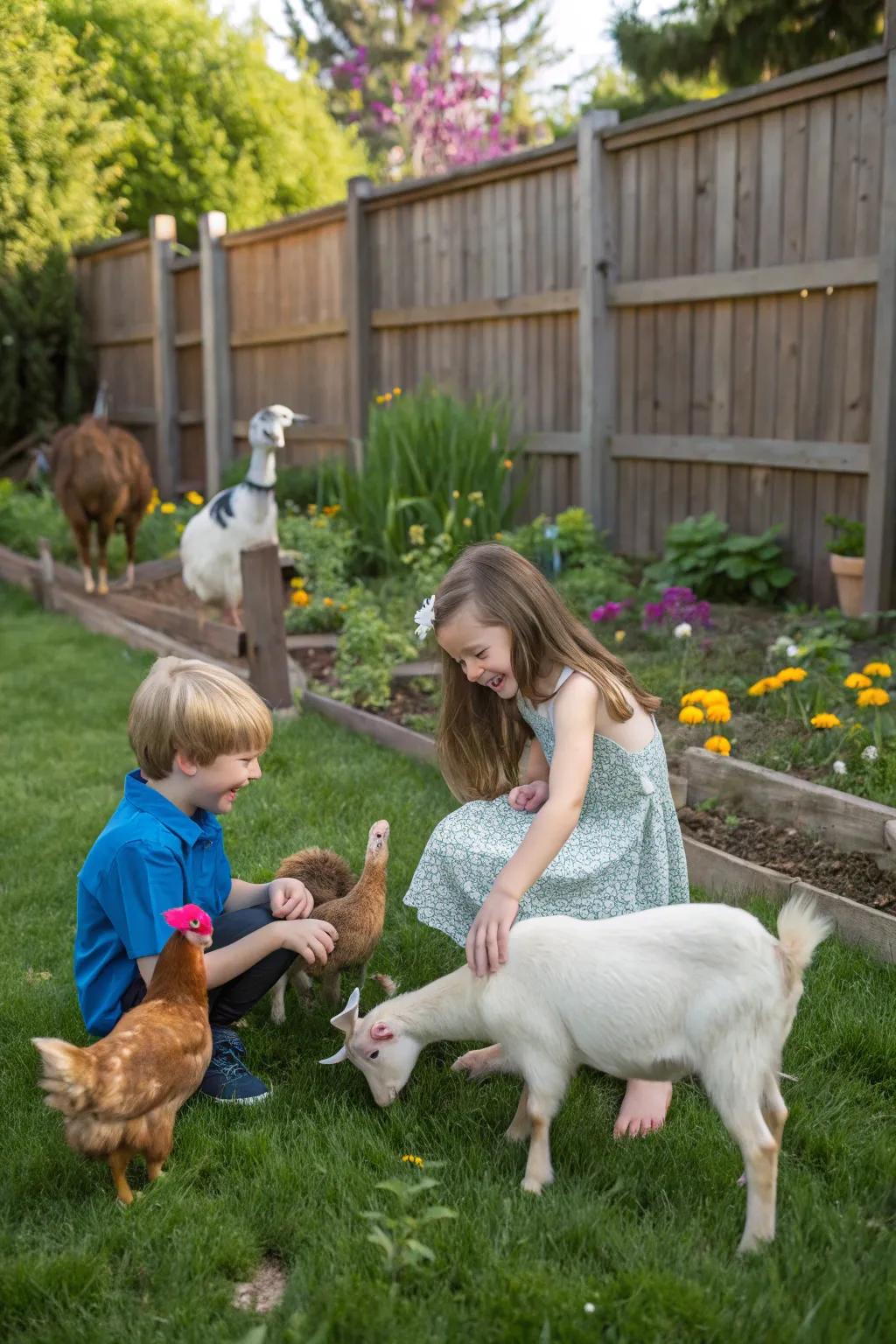 A petting zoo party brings the joy of animals to your birthday celebration.