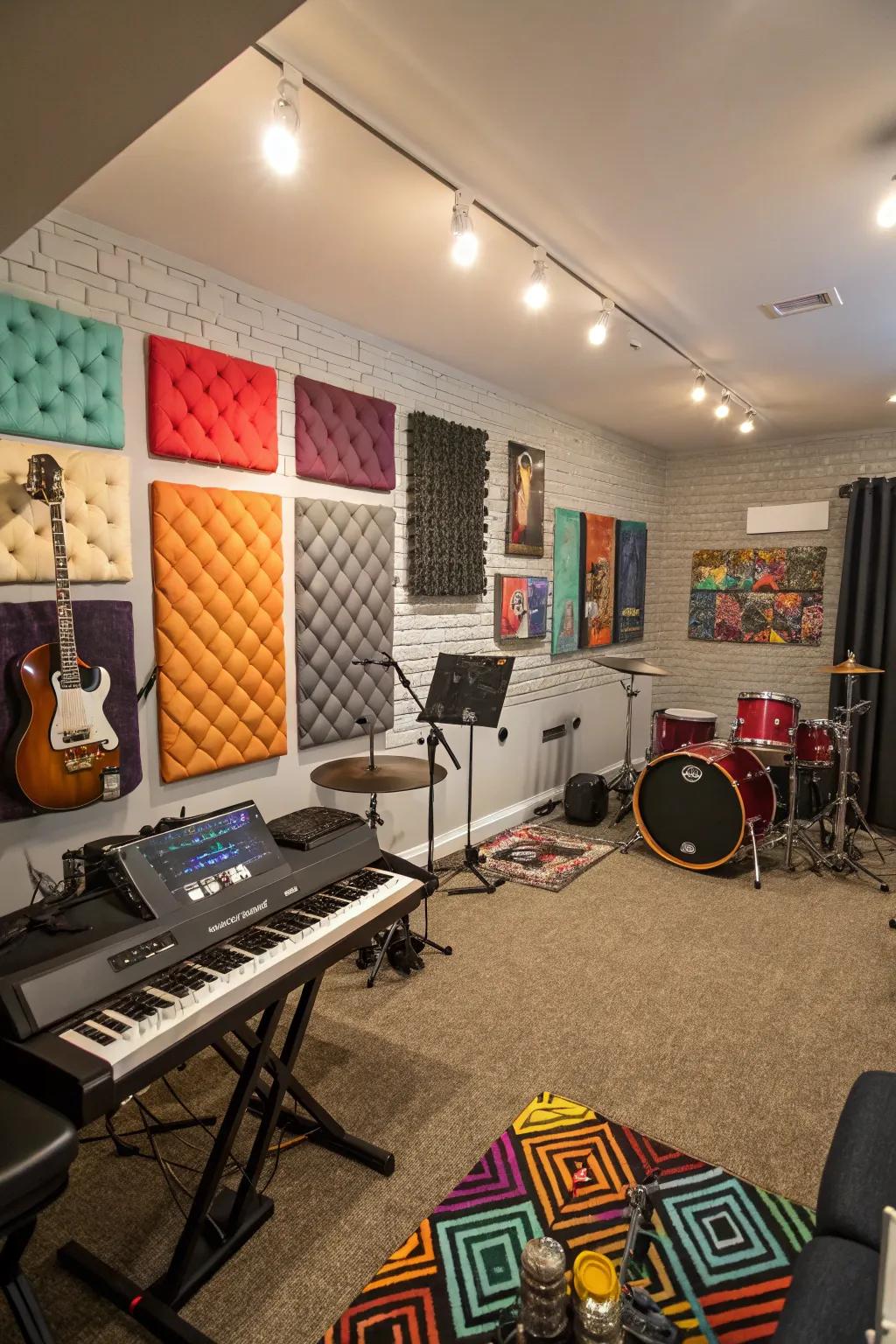 A dedicated music room for creativity and practice.