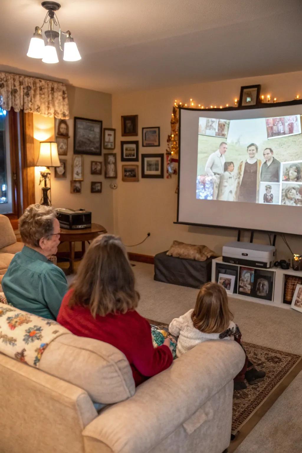 Honor the past with a family history presentation.