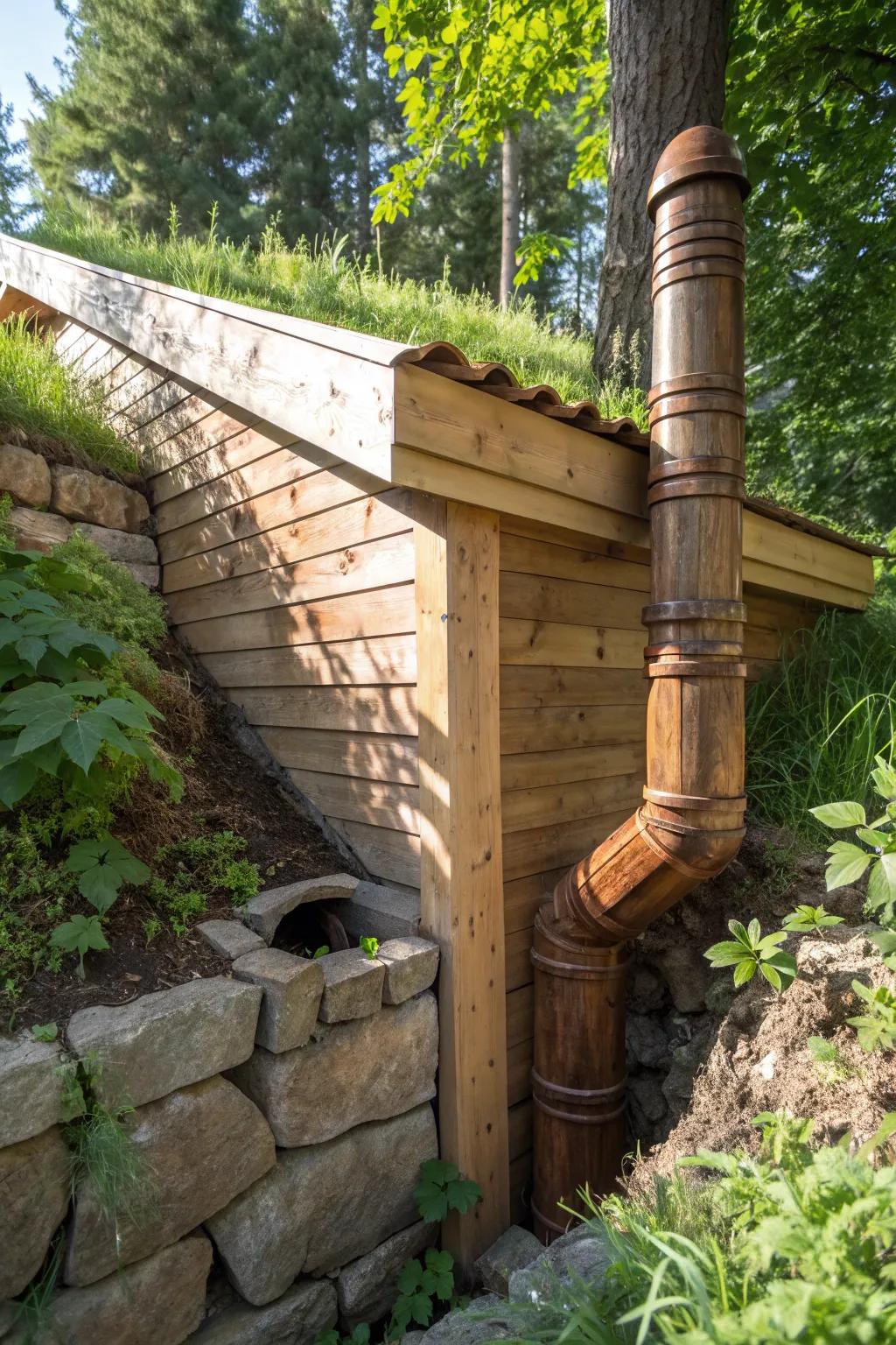 Enhance your root cellar's efficiency with artisanal ventilation.