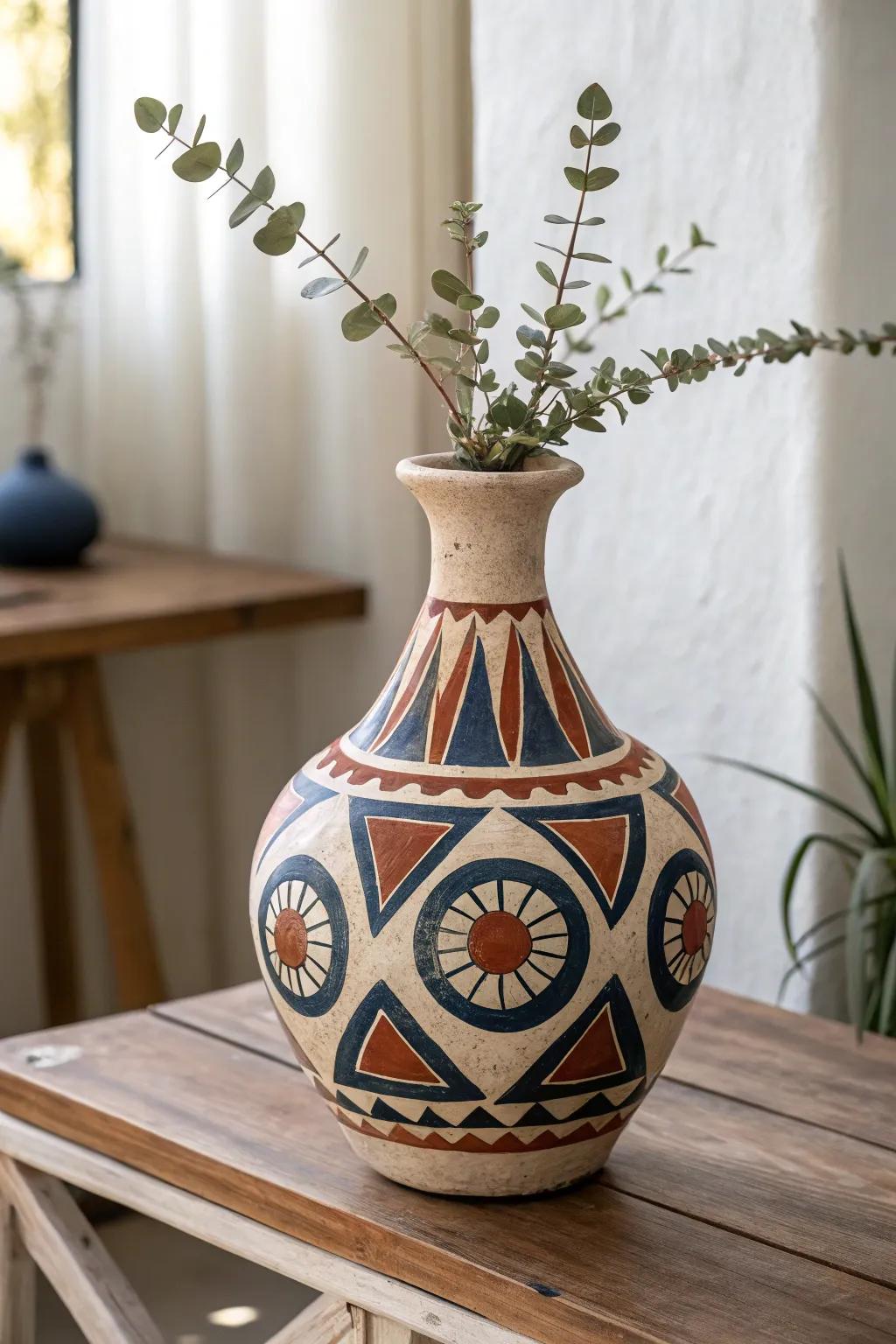 Harmony in Geometry: Discover the art of modern ceramics with bold shapes and natural elegance.