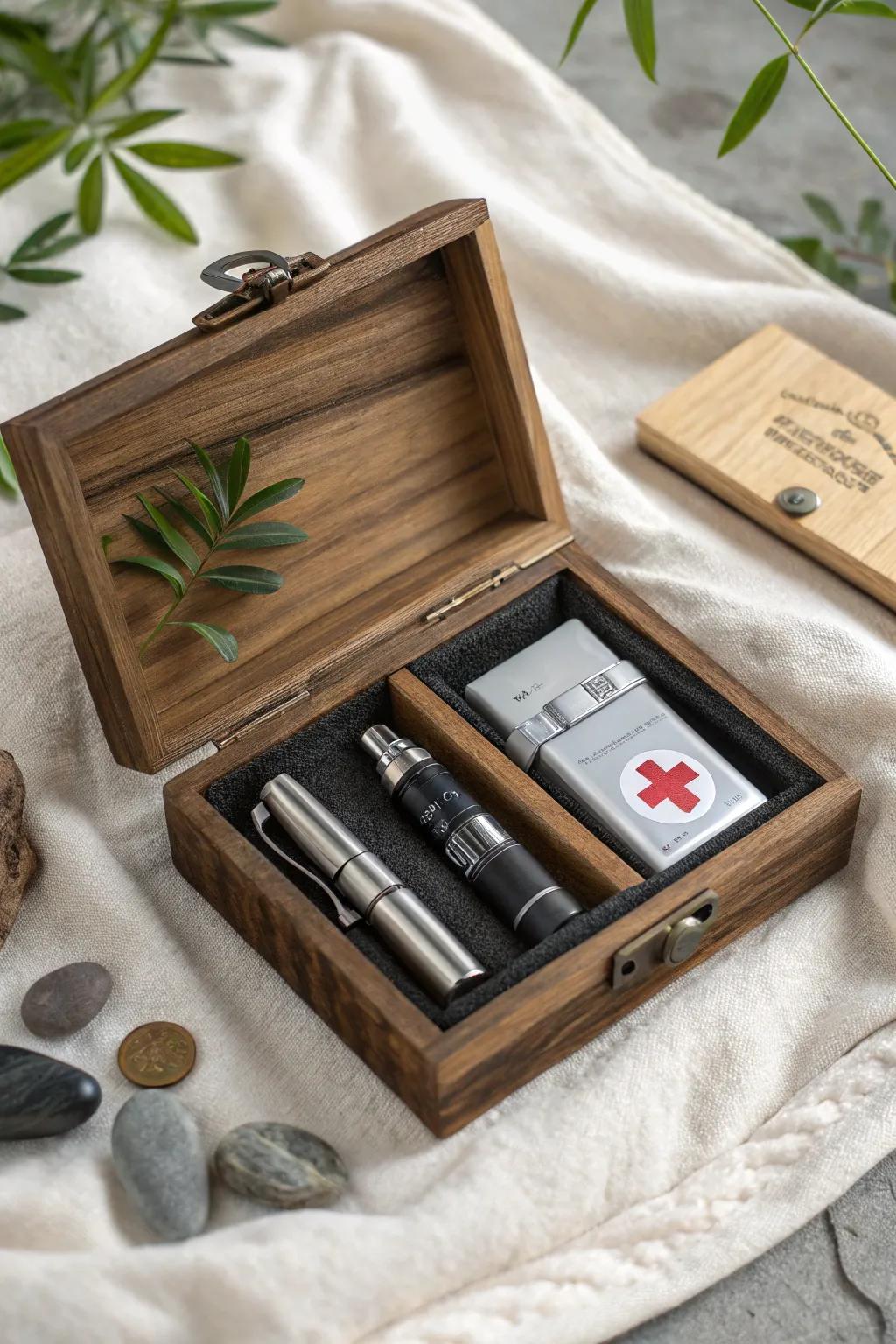 Embrace the adventure with essential gear, blending simplicity with bold functionality.