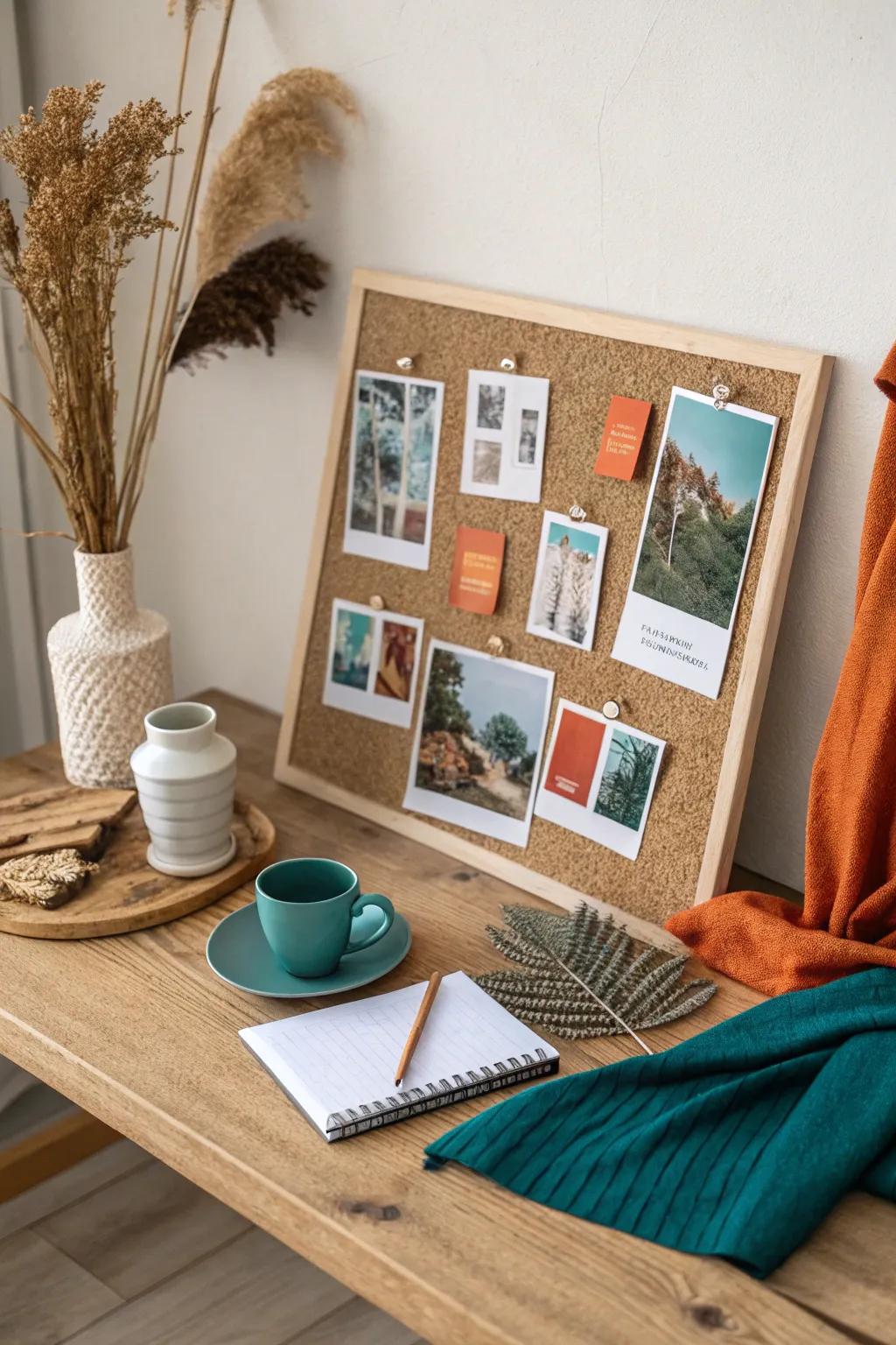 Inspire your creativity with a beautifully crafted mood board that evolves with your dreams. #TeenArtIdeas #ScandinavianBoho