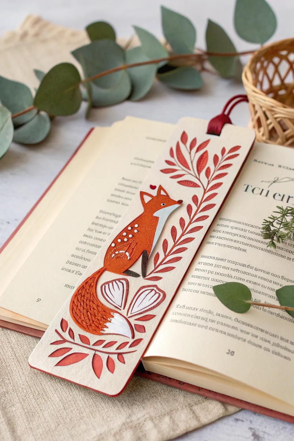 Inspire a love for reading with this charming fox bookmark—where craftsmanship meets creativity. 📚🦊