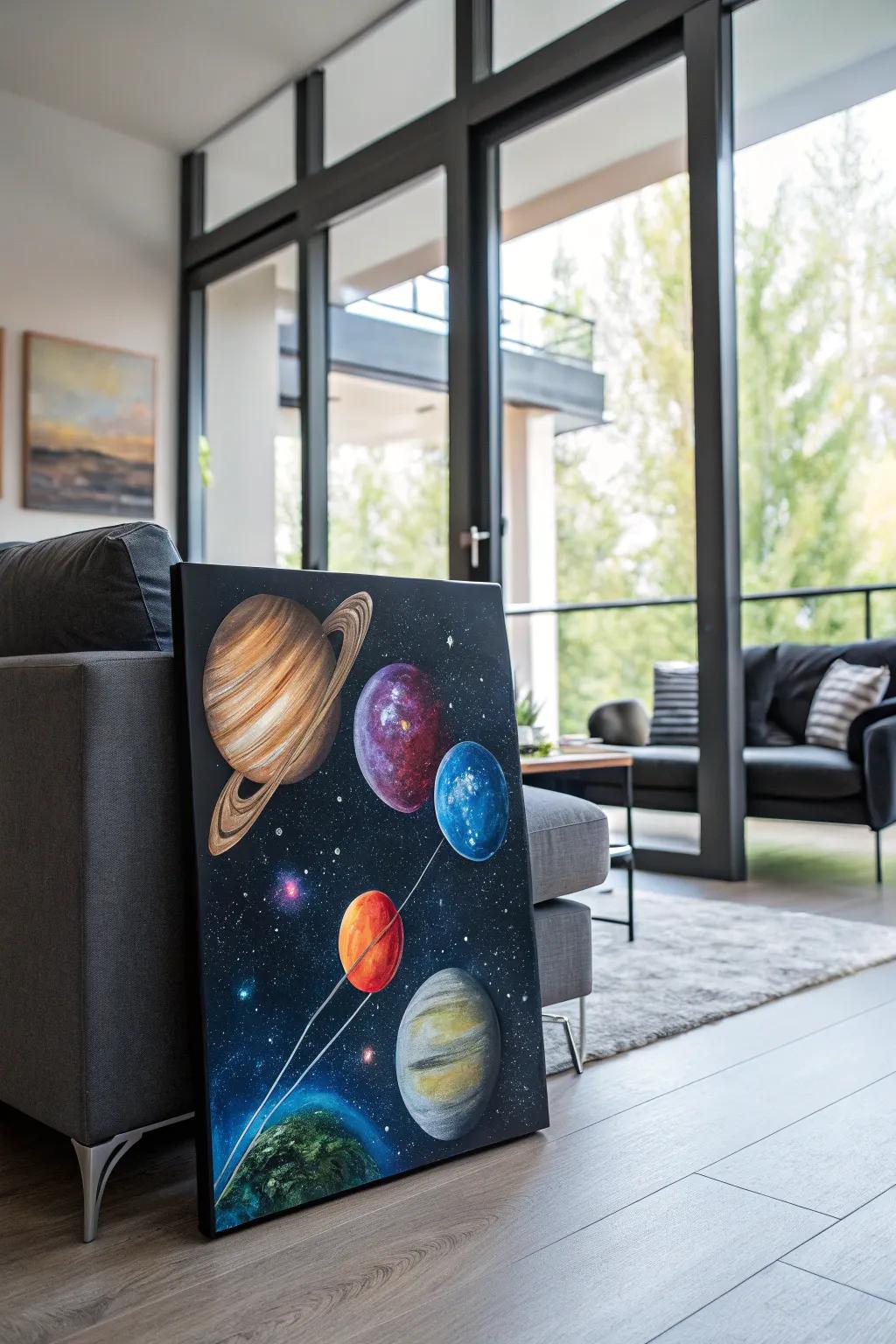 Bring the cosmos to life with balloon planetary art.