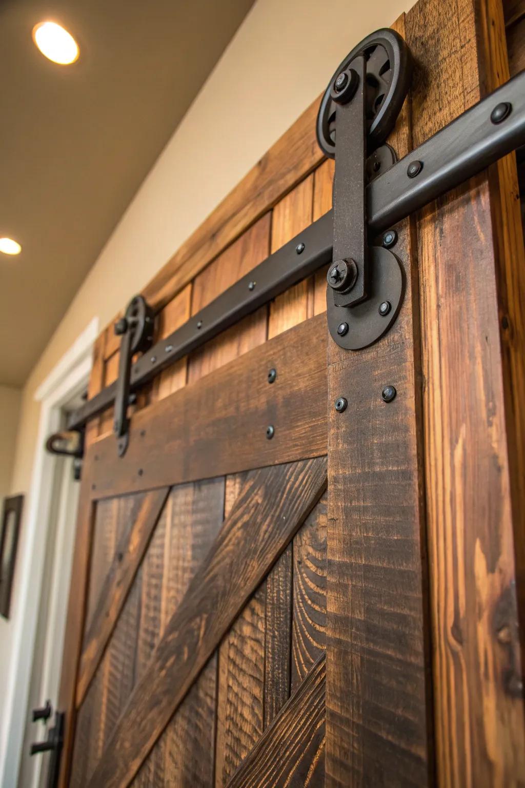 Elevate your space with the timeless charm of reclaimed wood tracks.