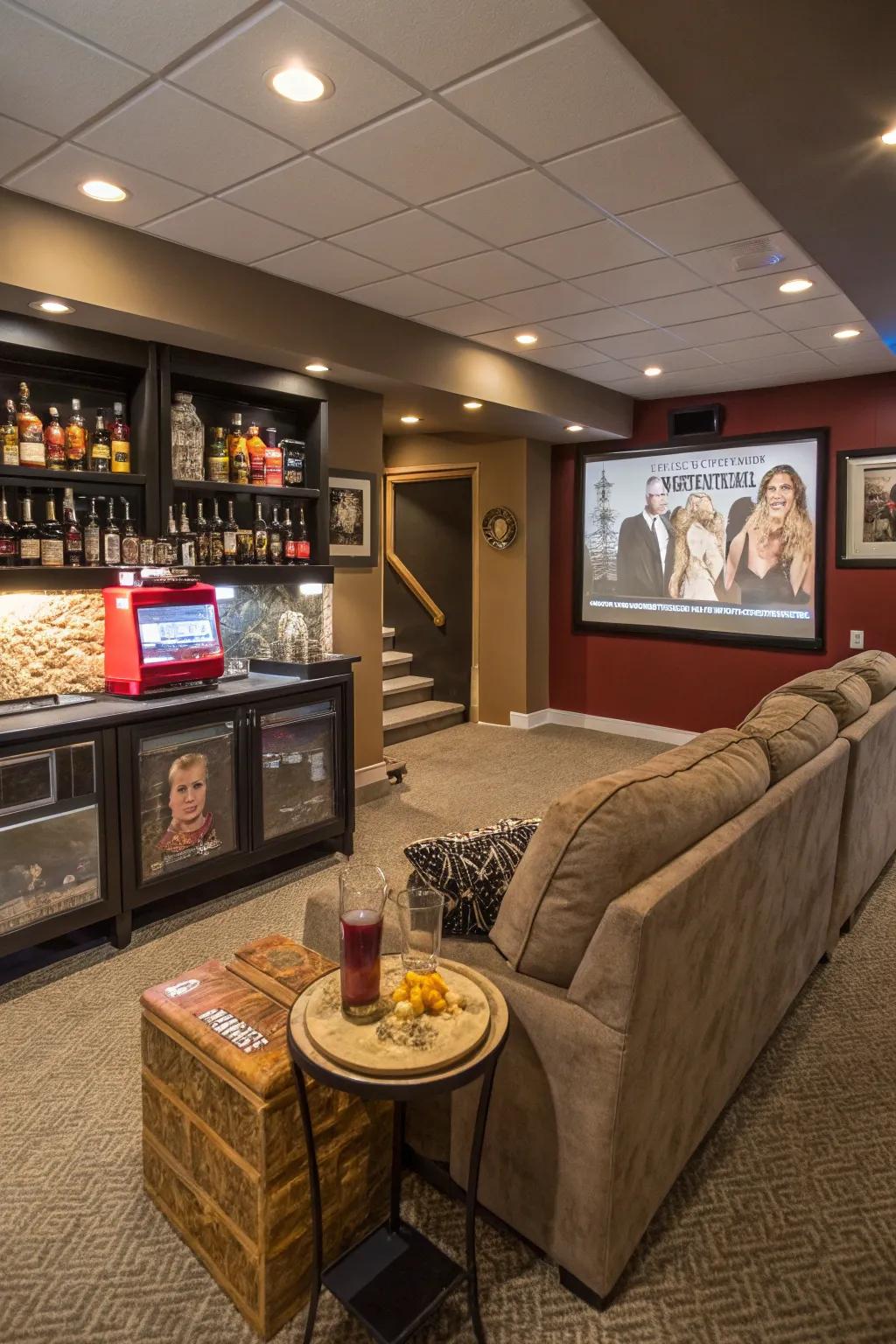 Enjoy movie nights with the convenience of a home theater bar.