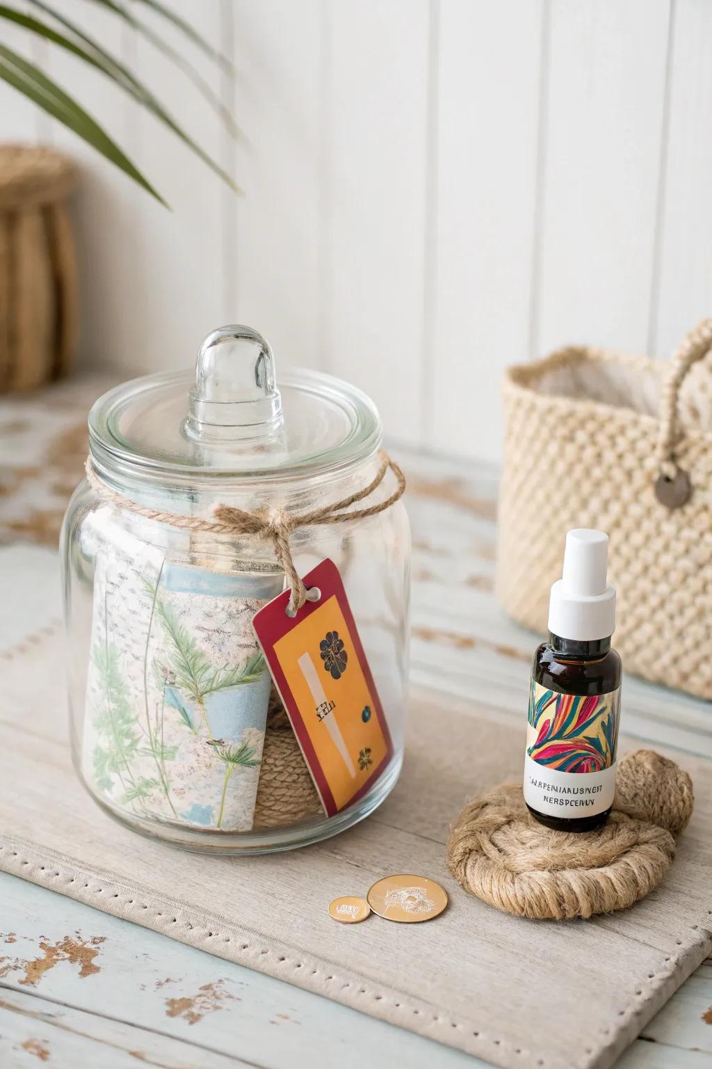 Dream of adventures with this Travel Dream Jar, perfect for wanderlust-filled moments.