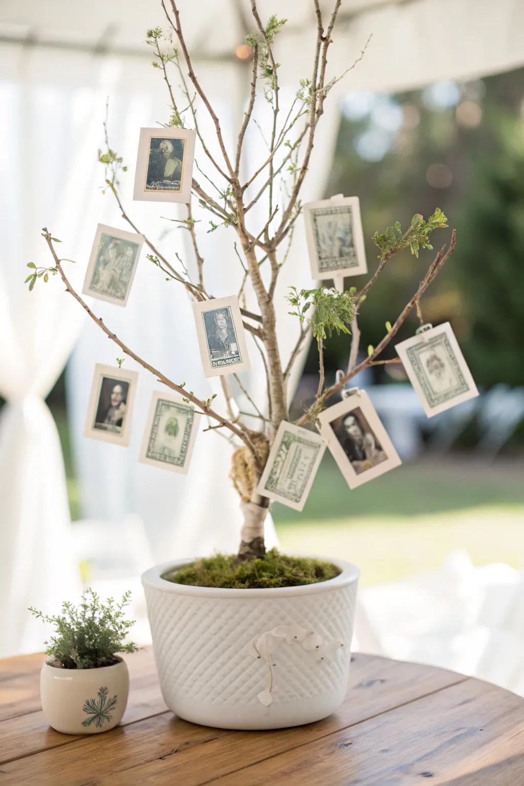 Celebrate memories and milestones with a beautifully crafted money tree, blending nostalgia and generosity.