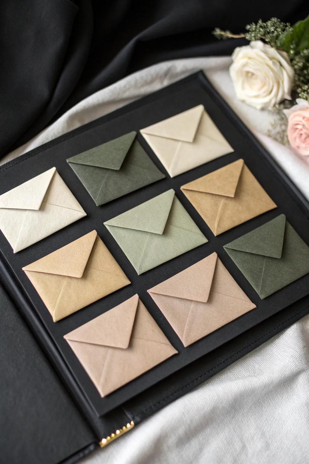 Tiny treasures: Preserve memories in style with beautifully crafted mini envelopes.