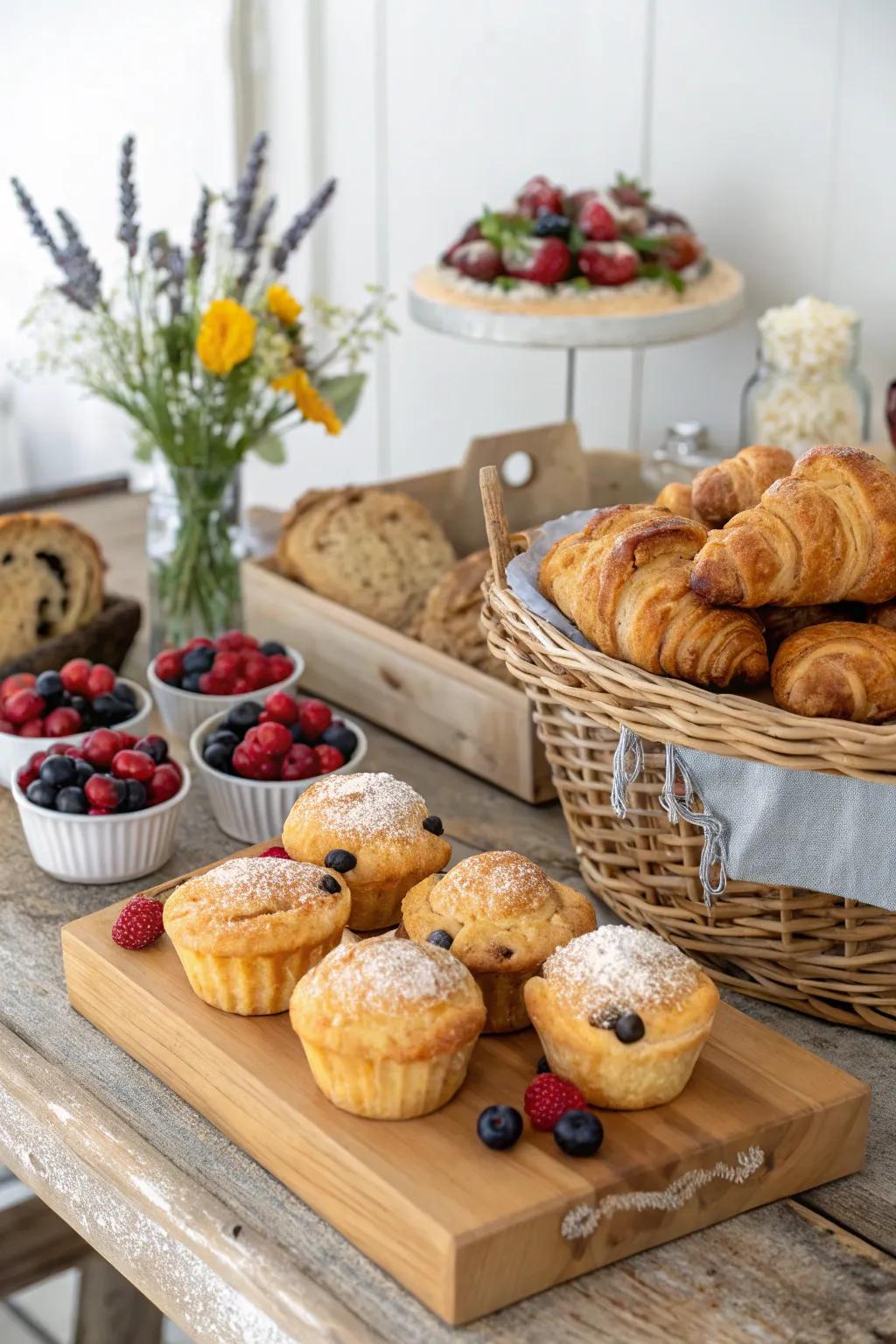 Indulge in the art of simplicity with our freshly baked delights, where every bite is a taste of crafted perfection.