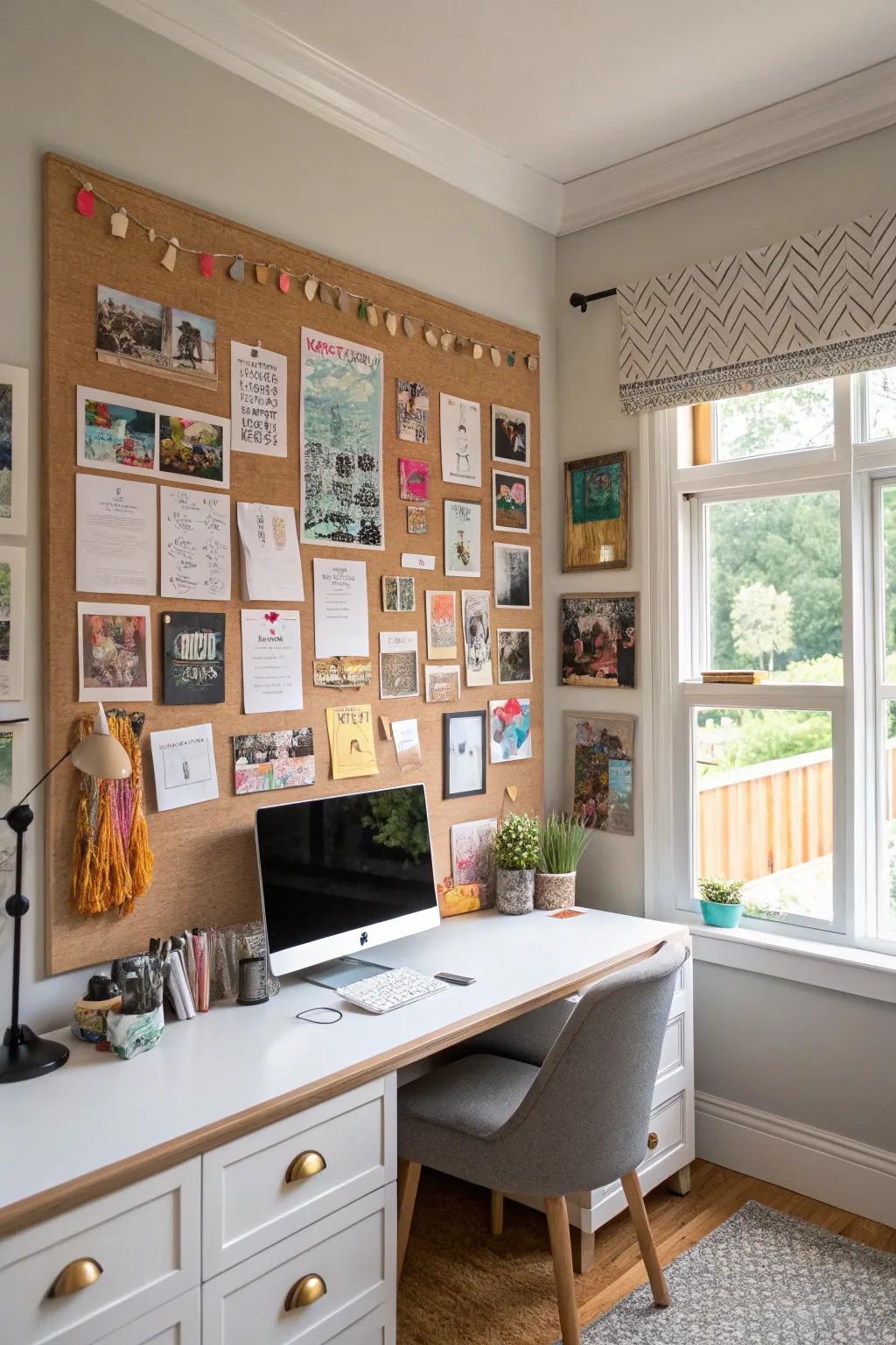 Create an inspiration board to fuel creativity.