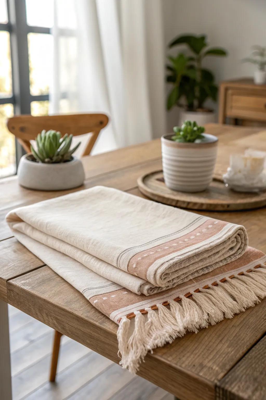 Transform your space with eco-friendly elegance using beautifully crafted burp cloths as cleaning companions. 🌿✨ #EcoChic #MinimalistLiving