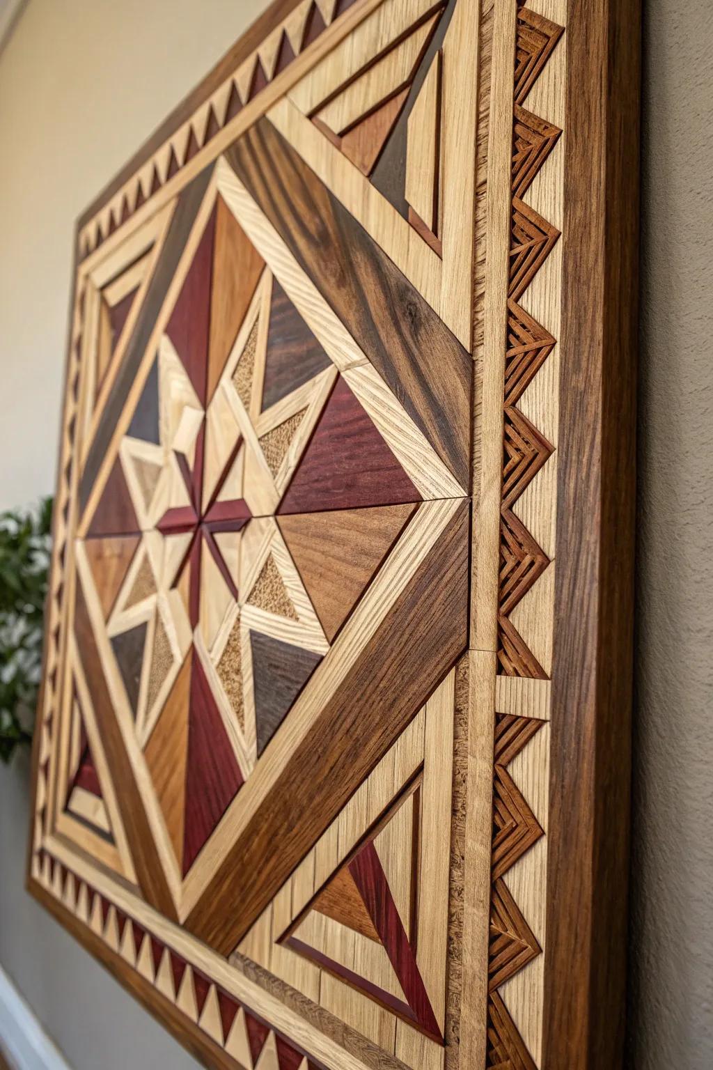 Elevate your space with the timeless beauty of handcrafted wooden wall art.