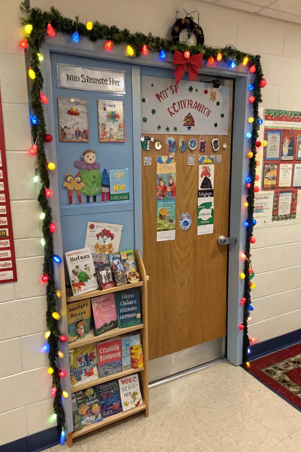 A Holiday Book Nook inspires young readers.