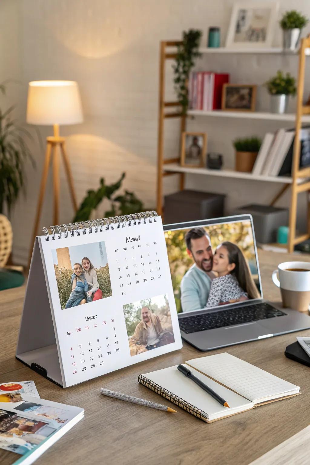 A personalized calendar that keeps cherished memories close all year.