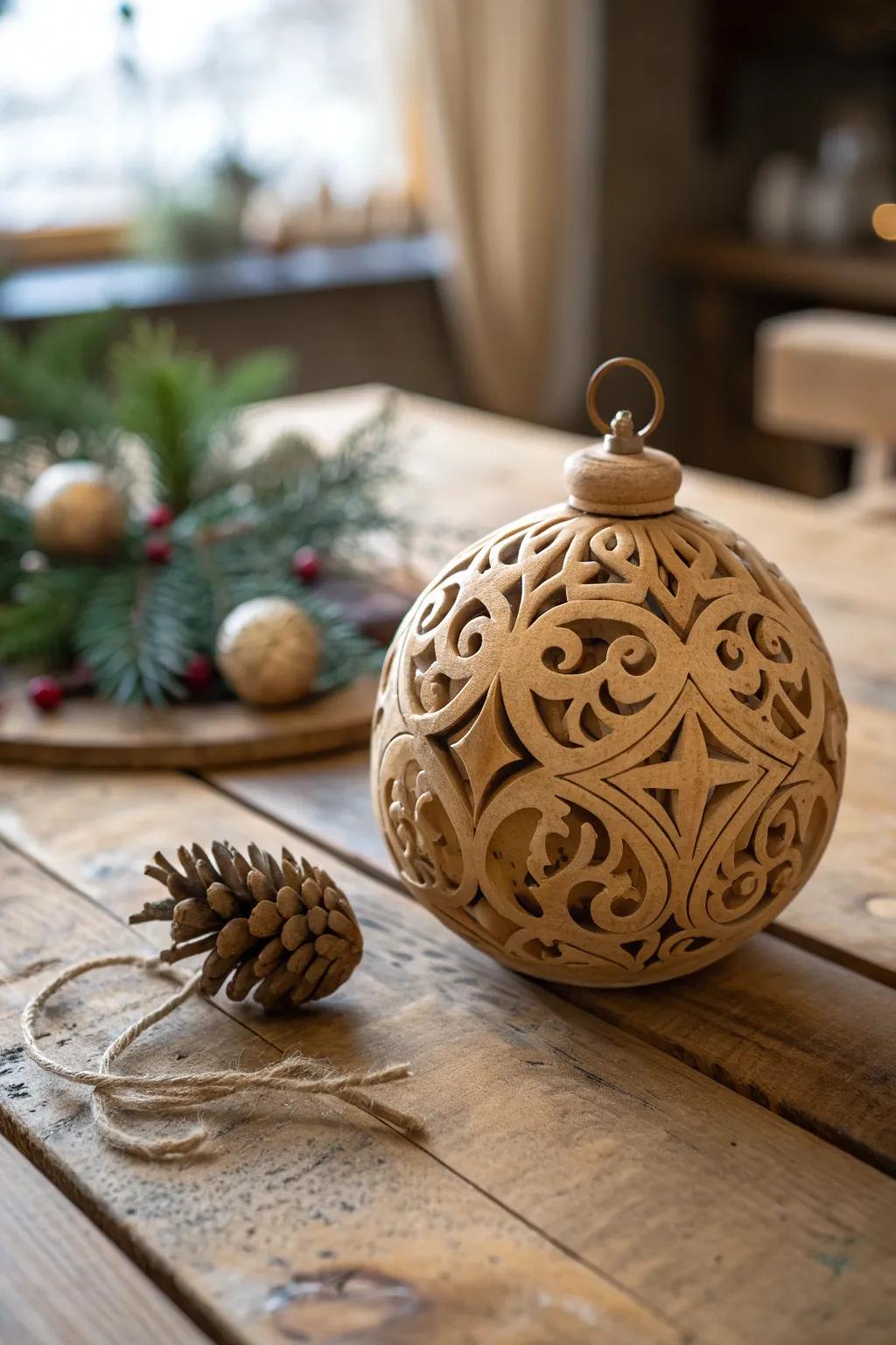 Elevate your celebrations with handcrafted CNC-engraved ornaments that capture the essence of craftsmanship.
