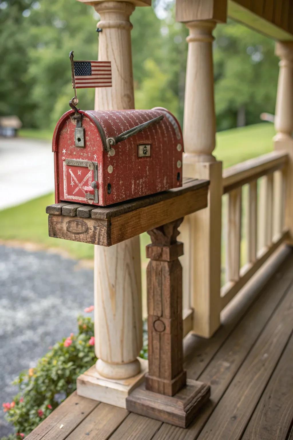 Deliver a touch of magic with a handcrafted mini mailbox, perfect for secret notes in your playhouse.