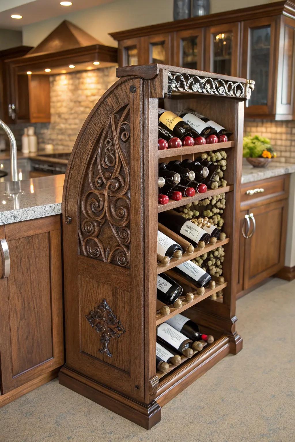 Elevate your wine collection with a handcrafted masterpiece.