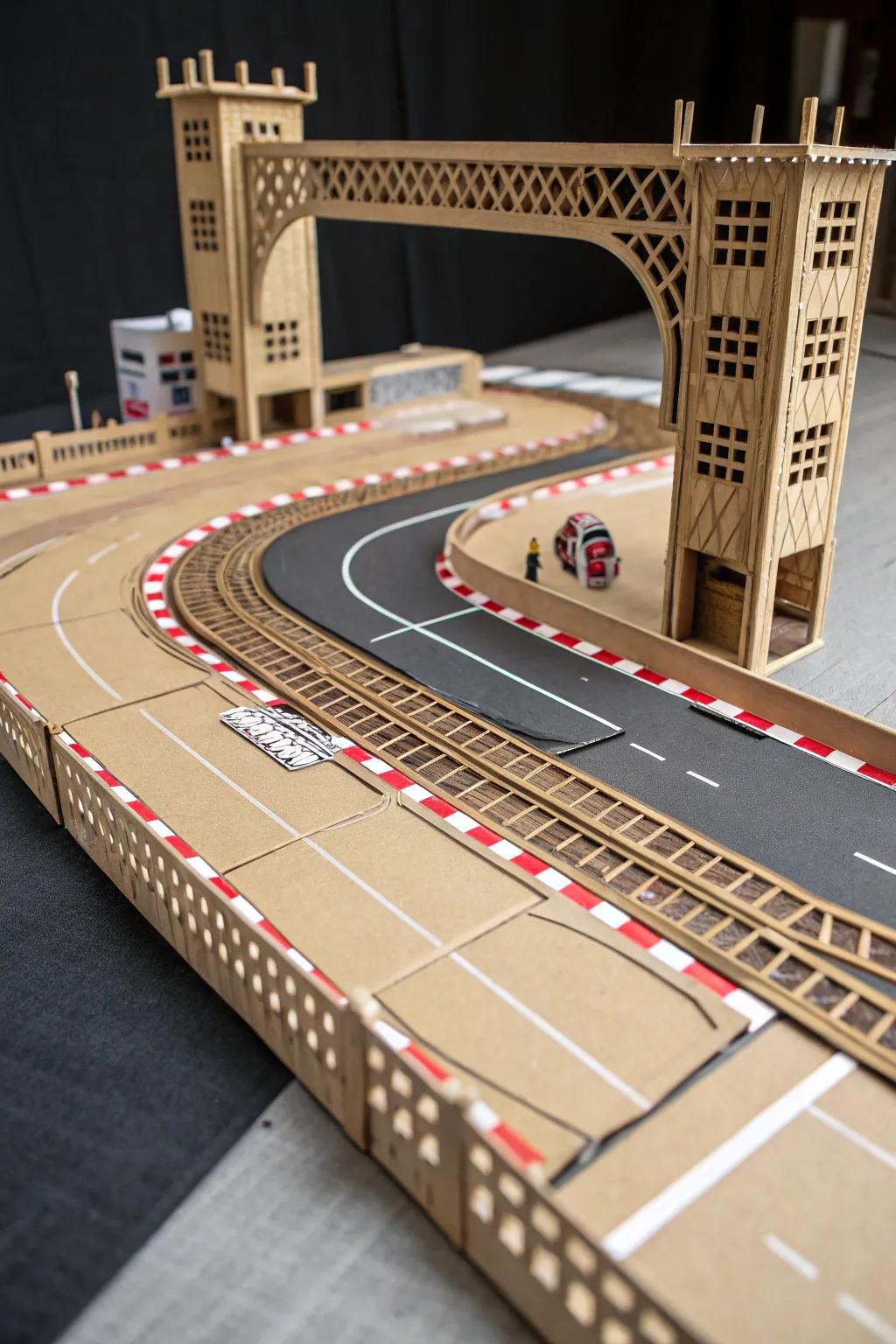 Rev up your creativity with this stunning DIY cardboard marble race track!
