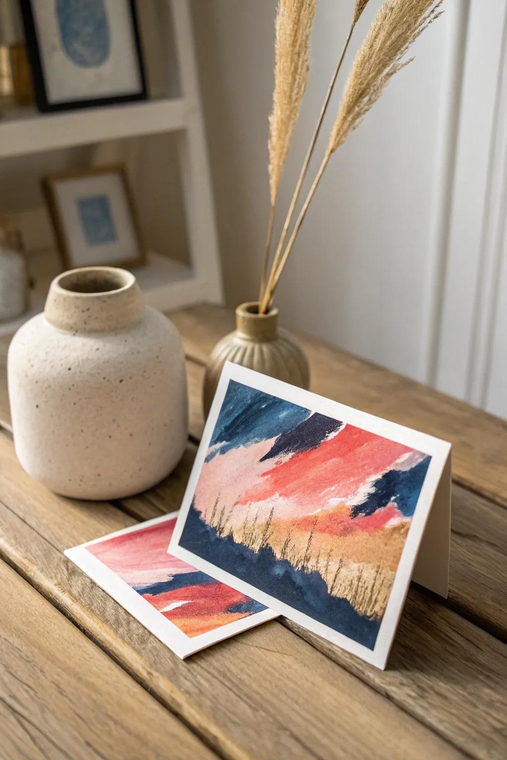 Unleash your creativity with watercolor wonders—each card a unique masterpiece.