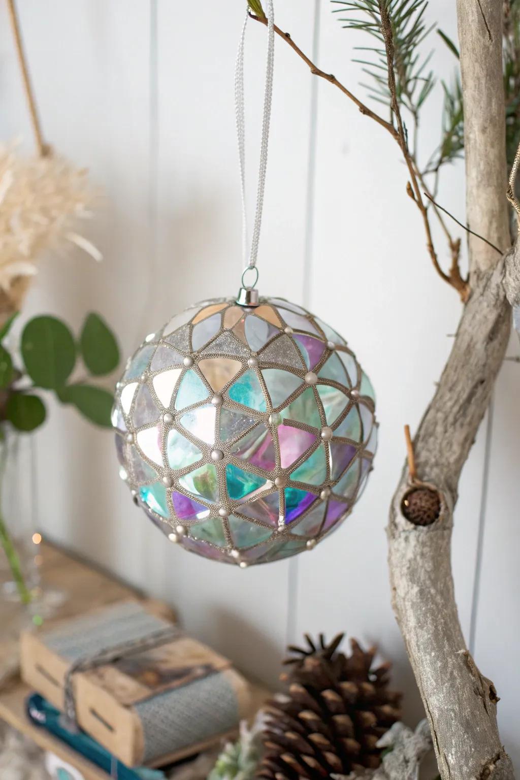 Transform old DVDs into stunning holiday ornaments that shimmer with every flicker of light.