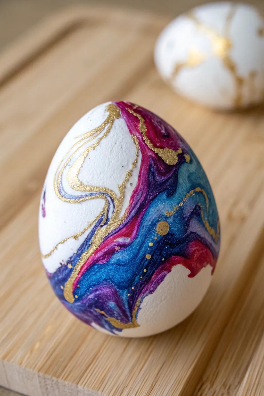 Transform ordinary eggshells into vibrant art with alcohol inks—where simplicity meets bold creativity.