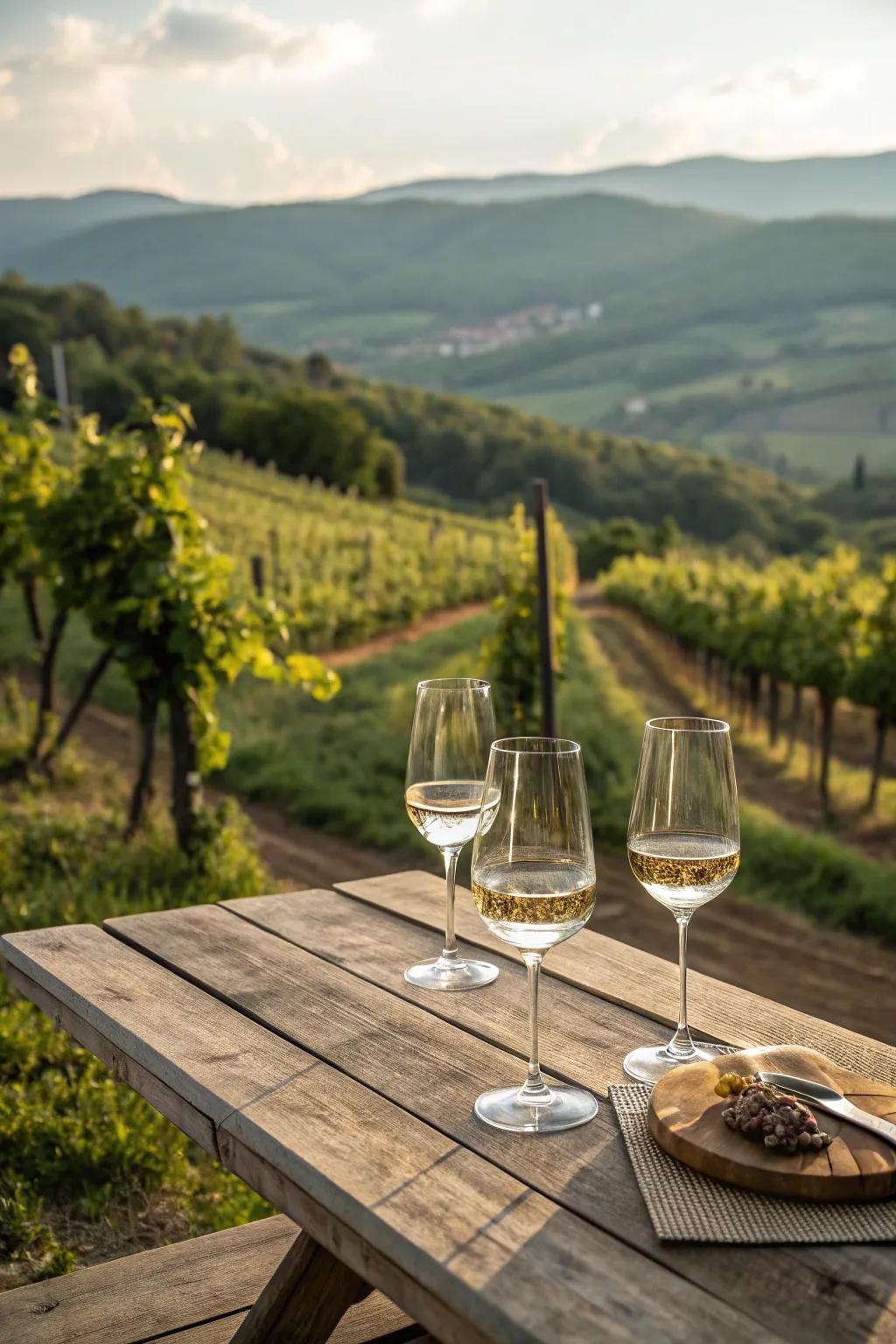 Savor the flavors with a serene wine tasting tour.