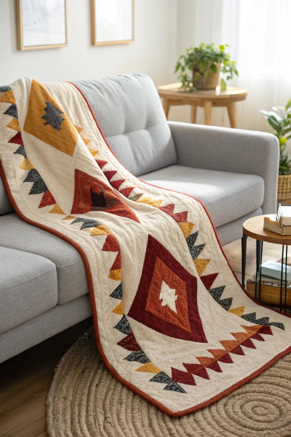 Wrap yourself in warmth with this beautifully crafted fleece lap quilt — the perfect blend of minimalist elegance and cozy comfort.