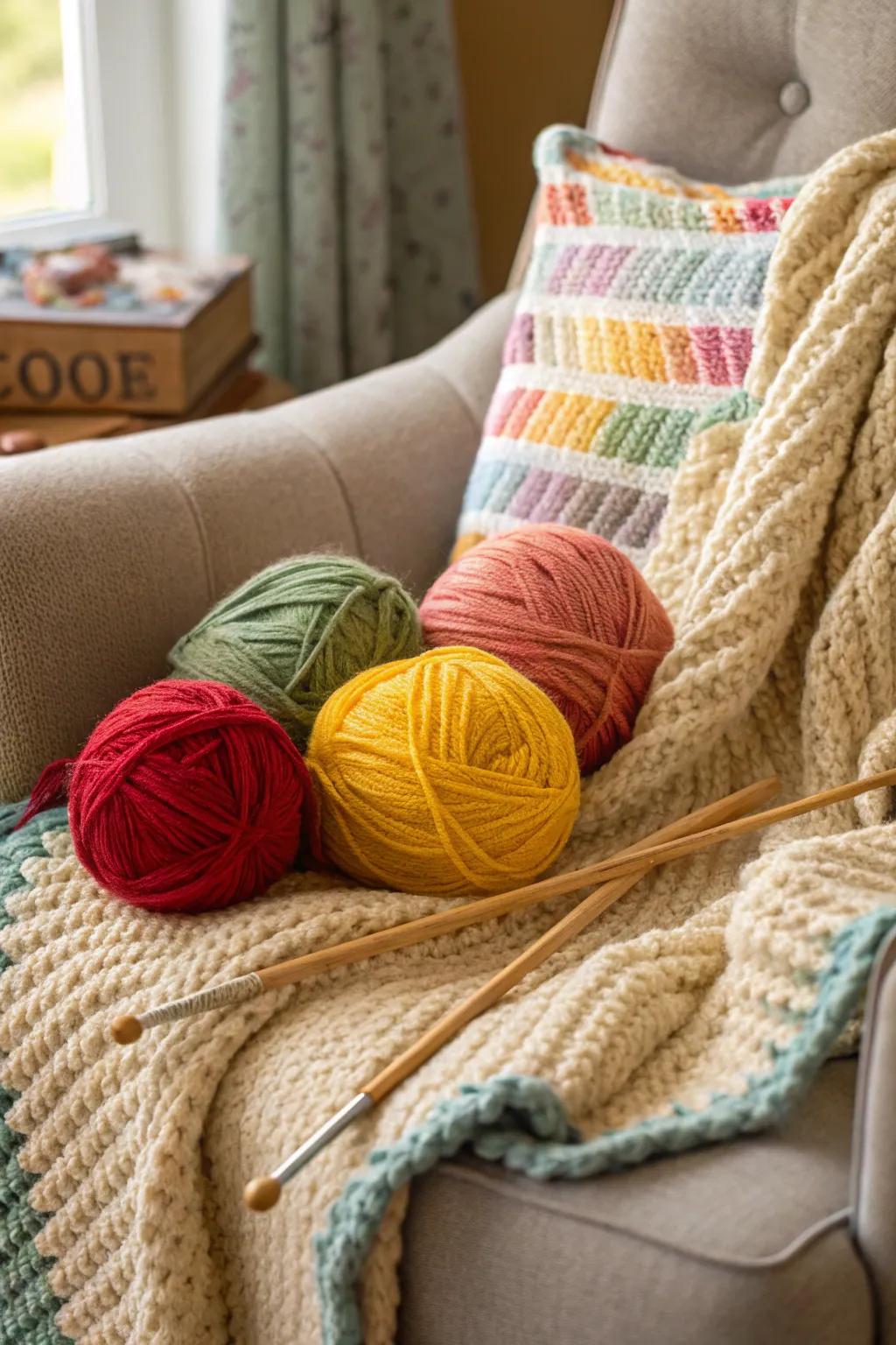 Discover the joy of knitting with a starter kit.