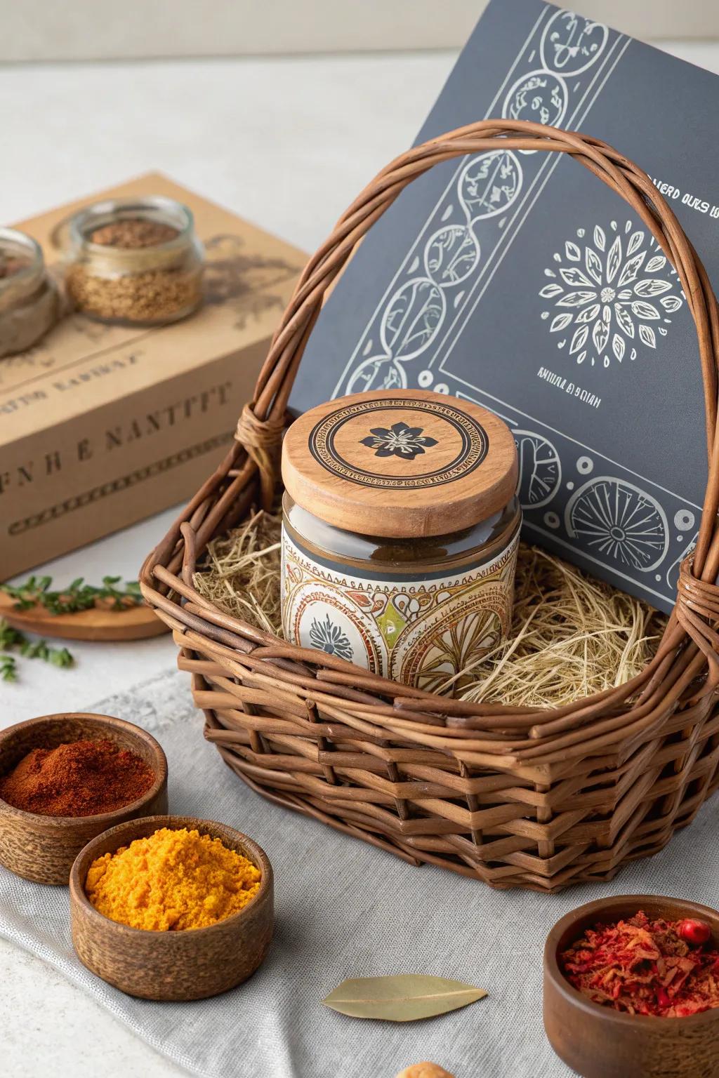 Discover the world through flavors with our Culinary Explorer gift basket. Perfect for the adventurous cook!