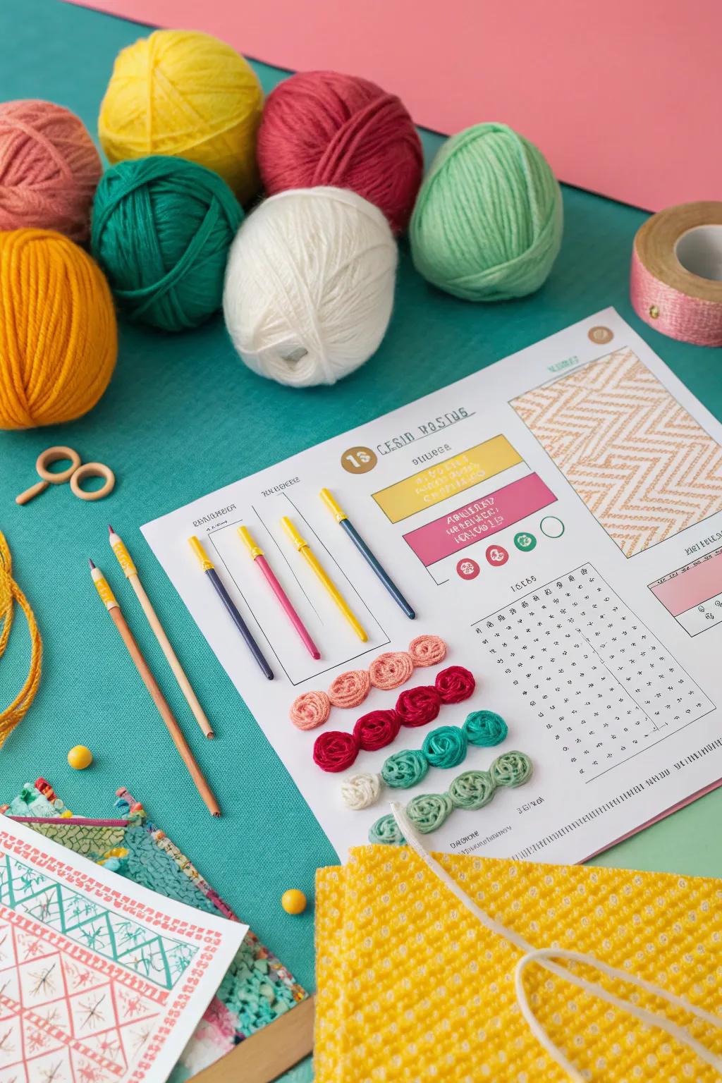 A DIY craft kit provides a creative escape after work.