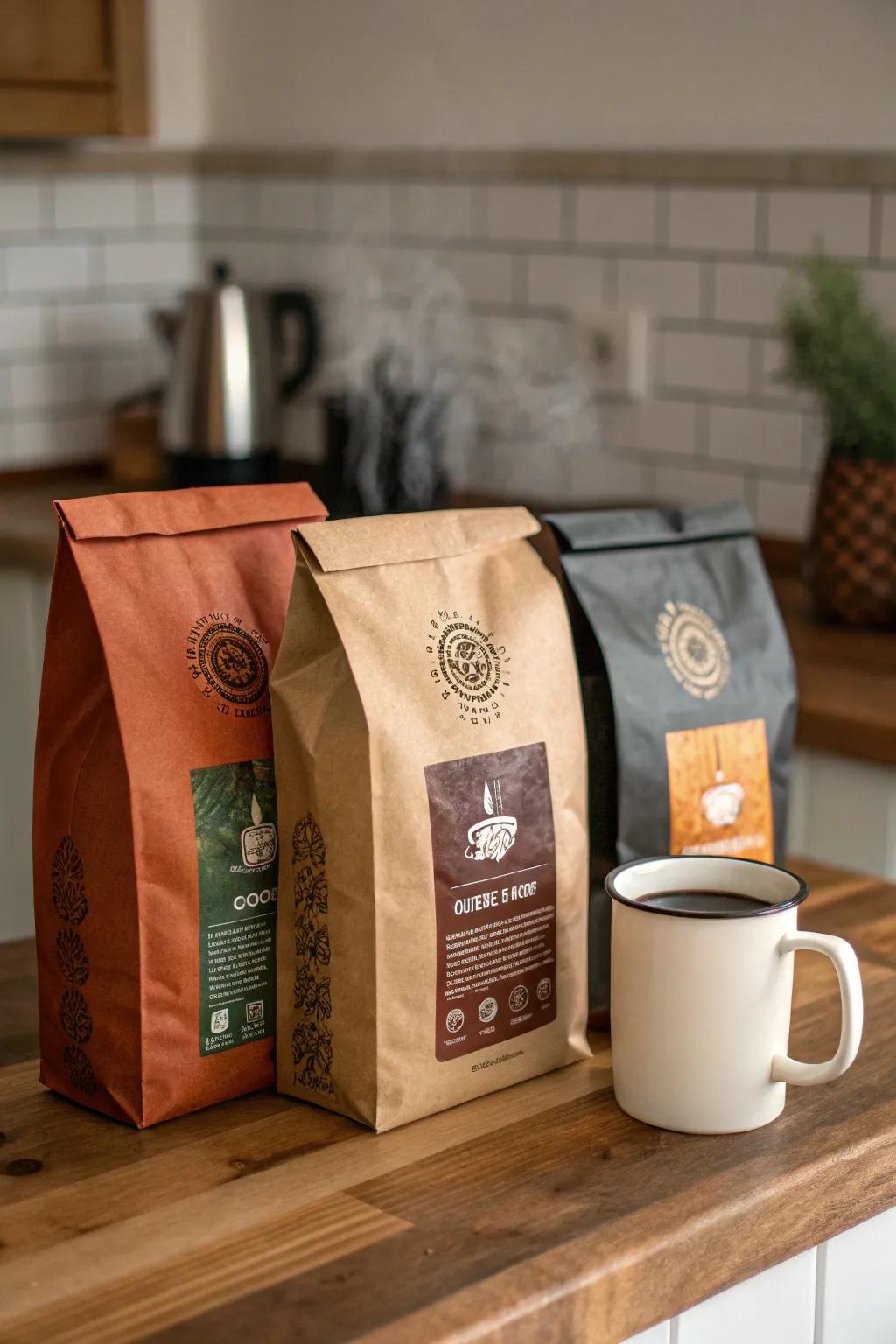 An artisan coffee subscription offers new and exciting flavors each month.