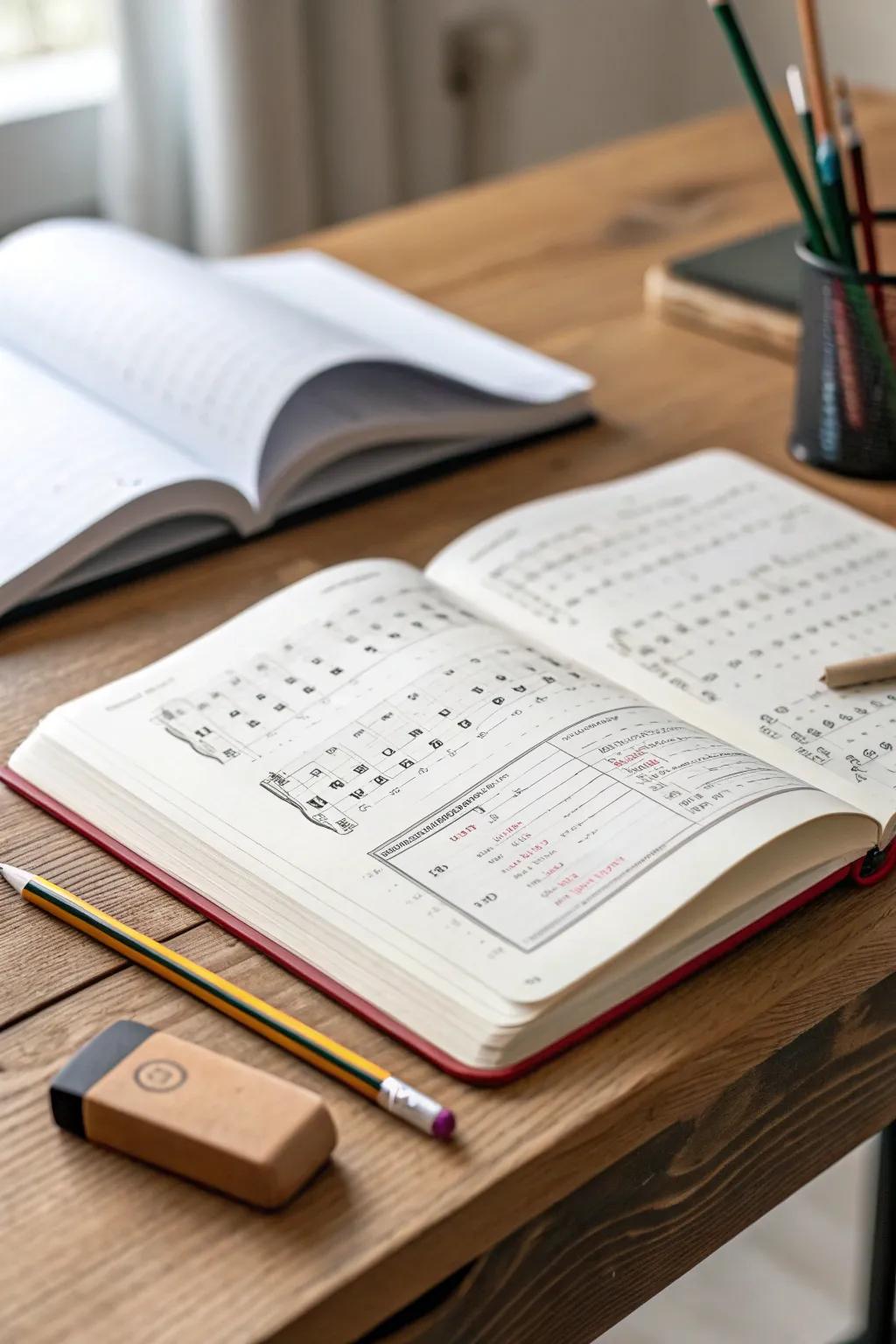 Challenge the mind with a music theory puzzle book.