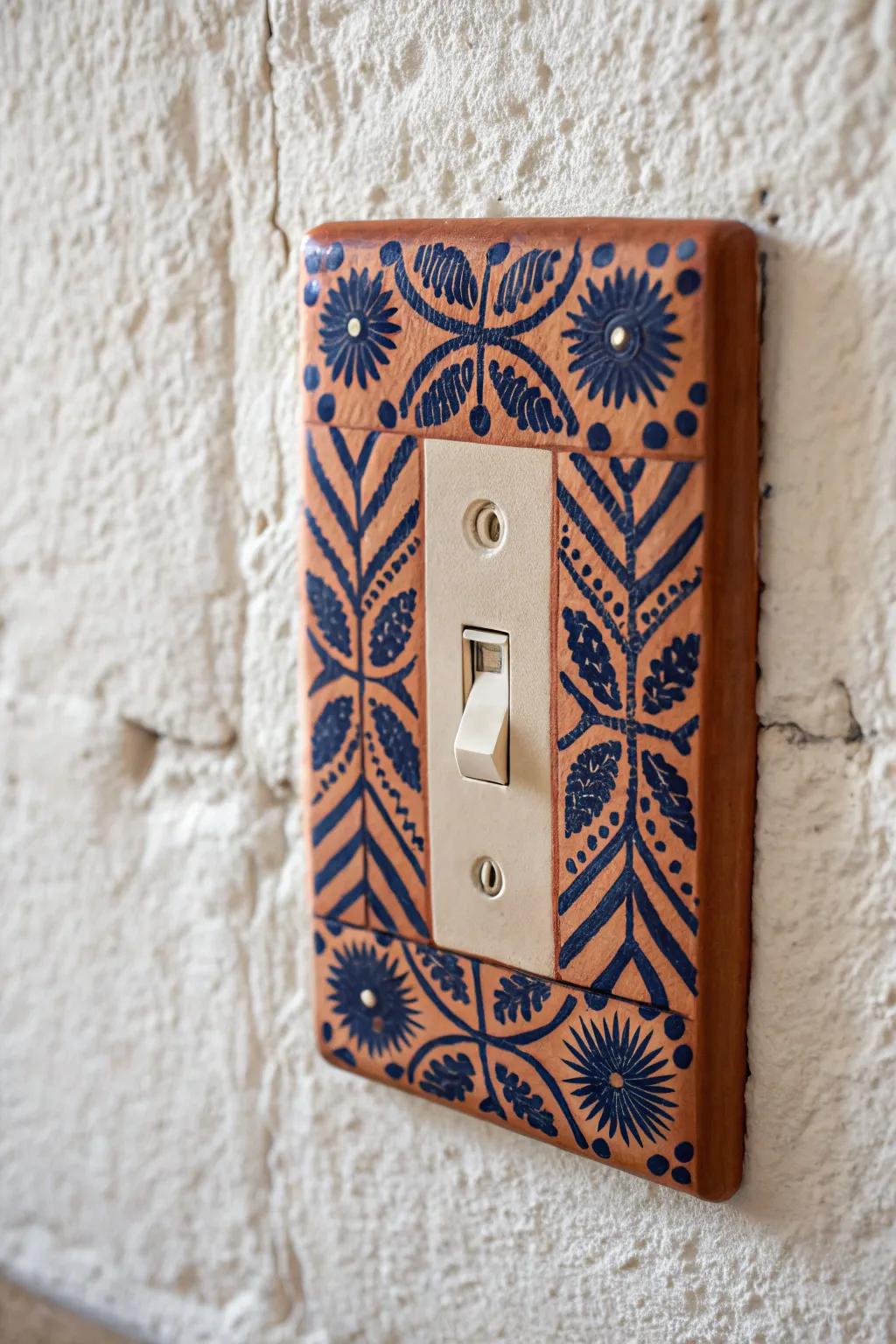 Transform your spaces with the elegance of handcrafted switch plates—where minimalism meets vibrant artistry.
