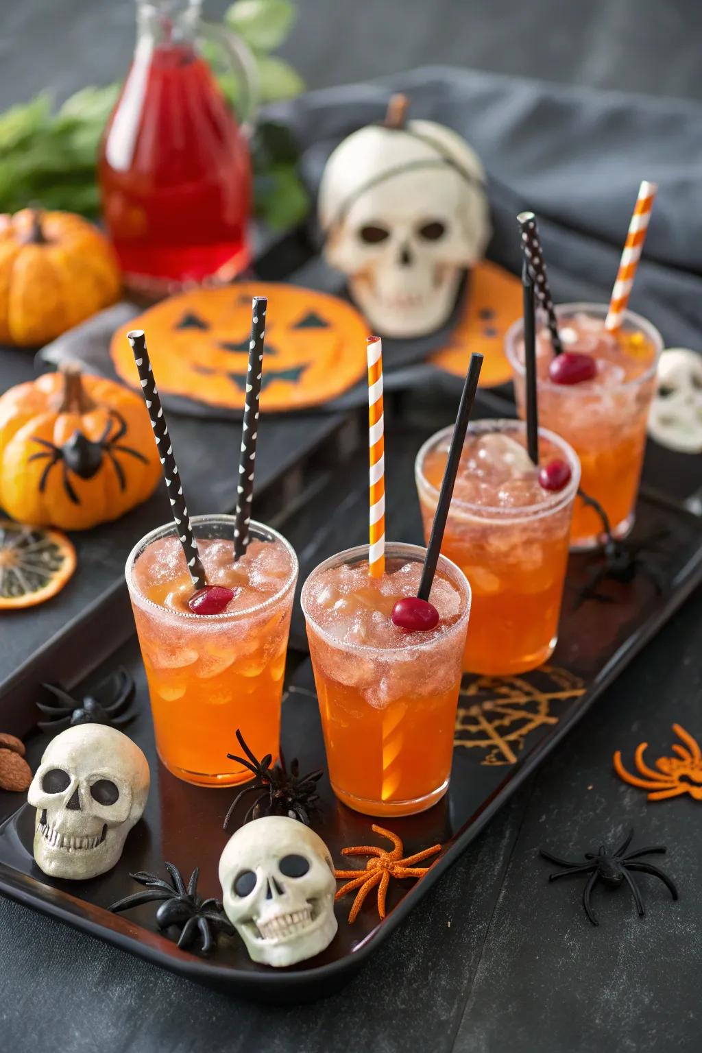 Creepy cocktails add a spooky twist to your drink offerings.