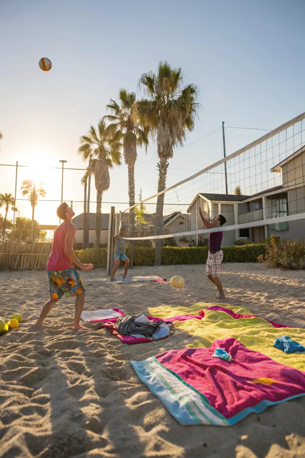 Engage your guests with an energetic game of Hawaiian beach volleyball.