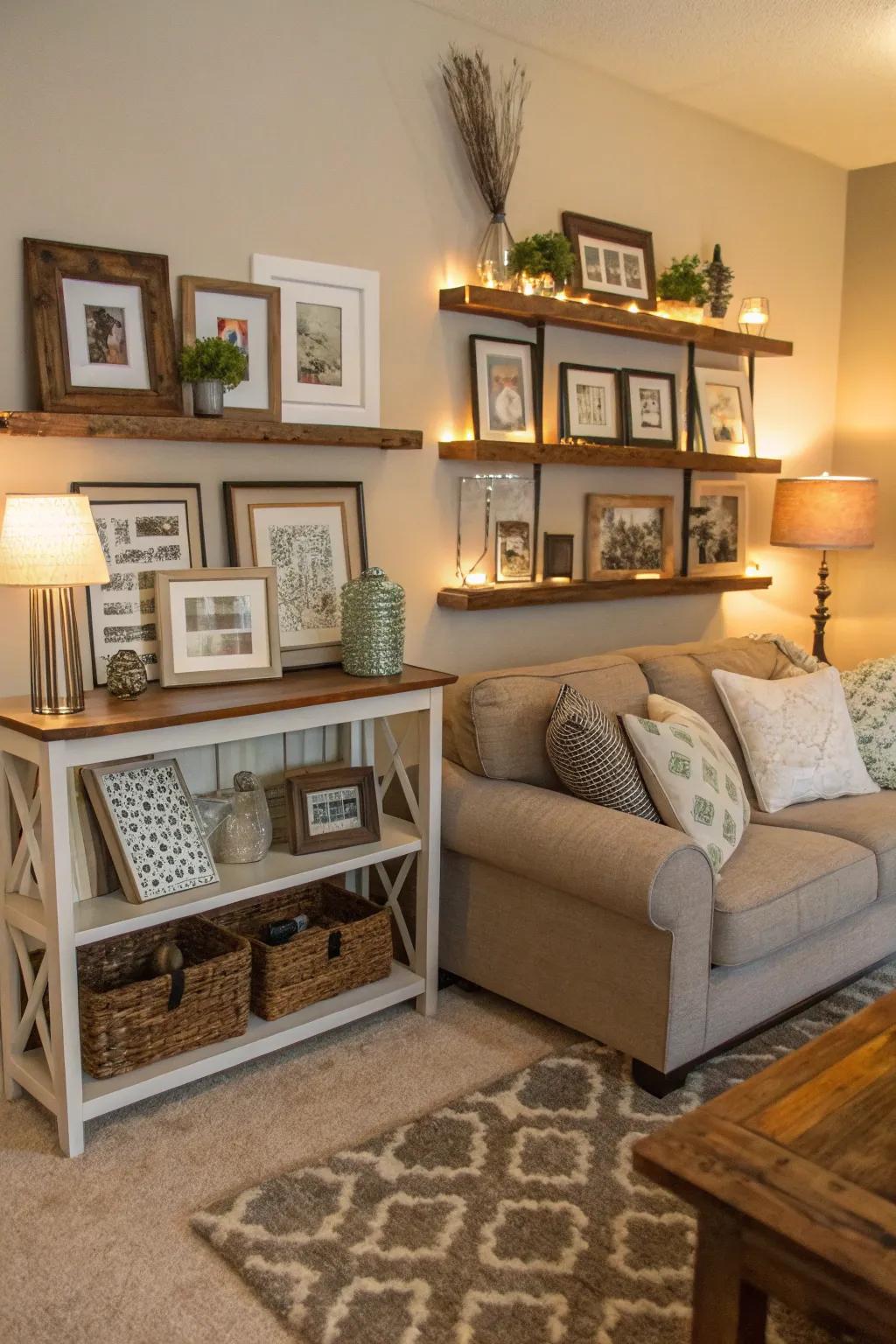 Upcycled home decor showcases creativity while promoting sustainability.