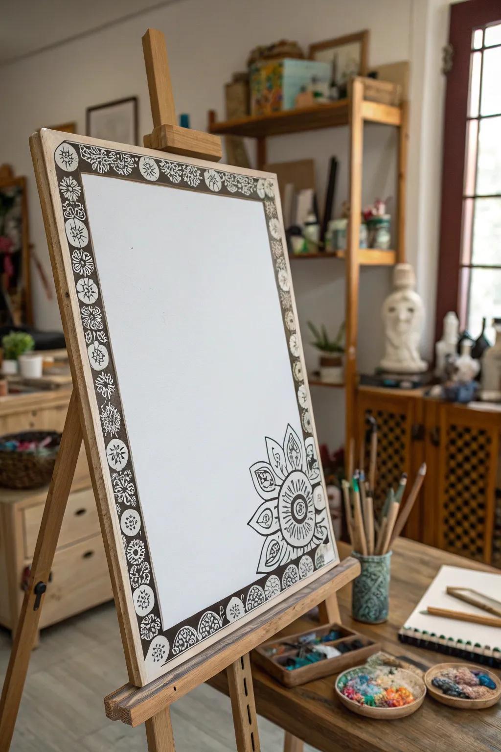 Stencils offer a personalized artistic flair.