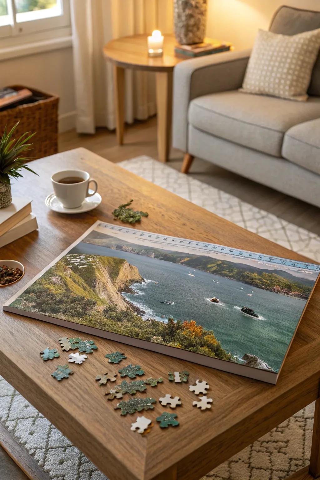 Piece together memories with a custom puzzle.