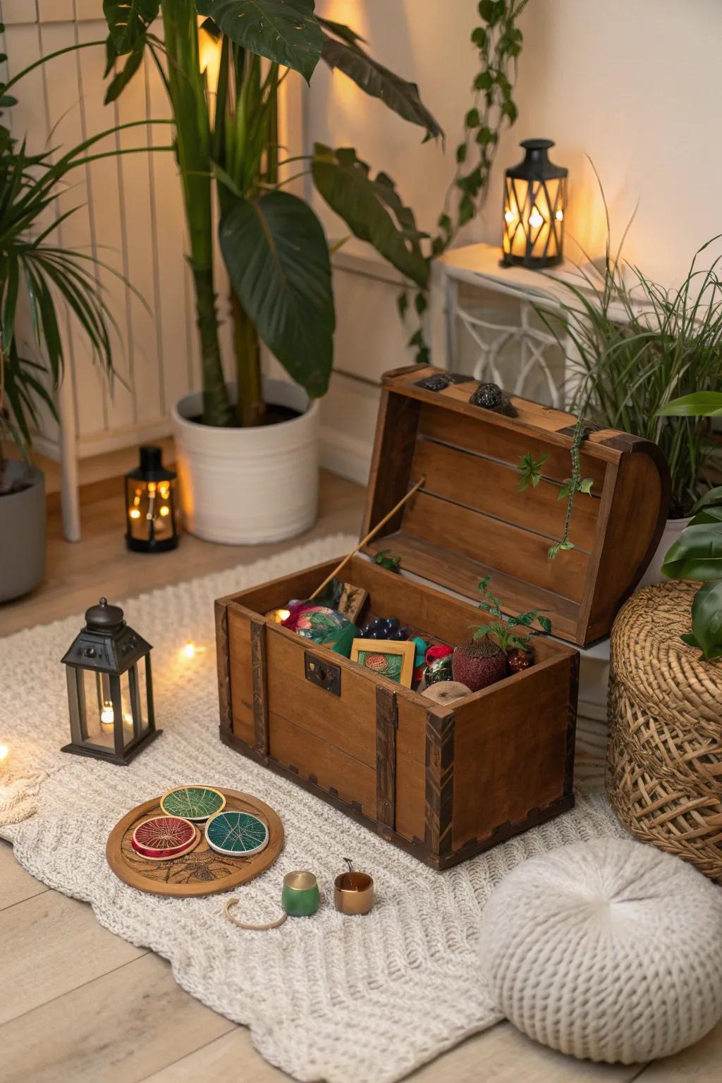 Unlock the adventure within: Discover treasures with an indoor camping scavenger hunt!